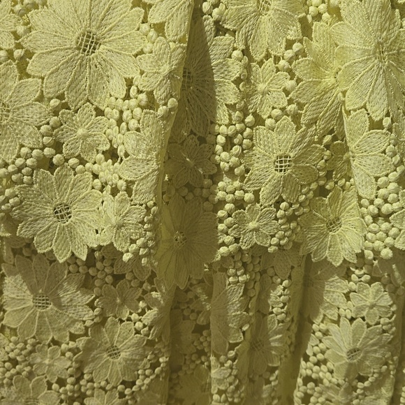Anthropologie Yellow eyelet dress - Picture 8 of 8